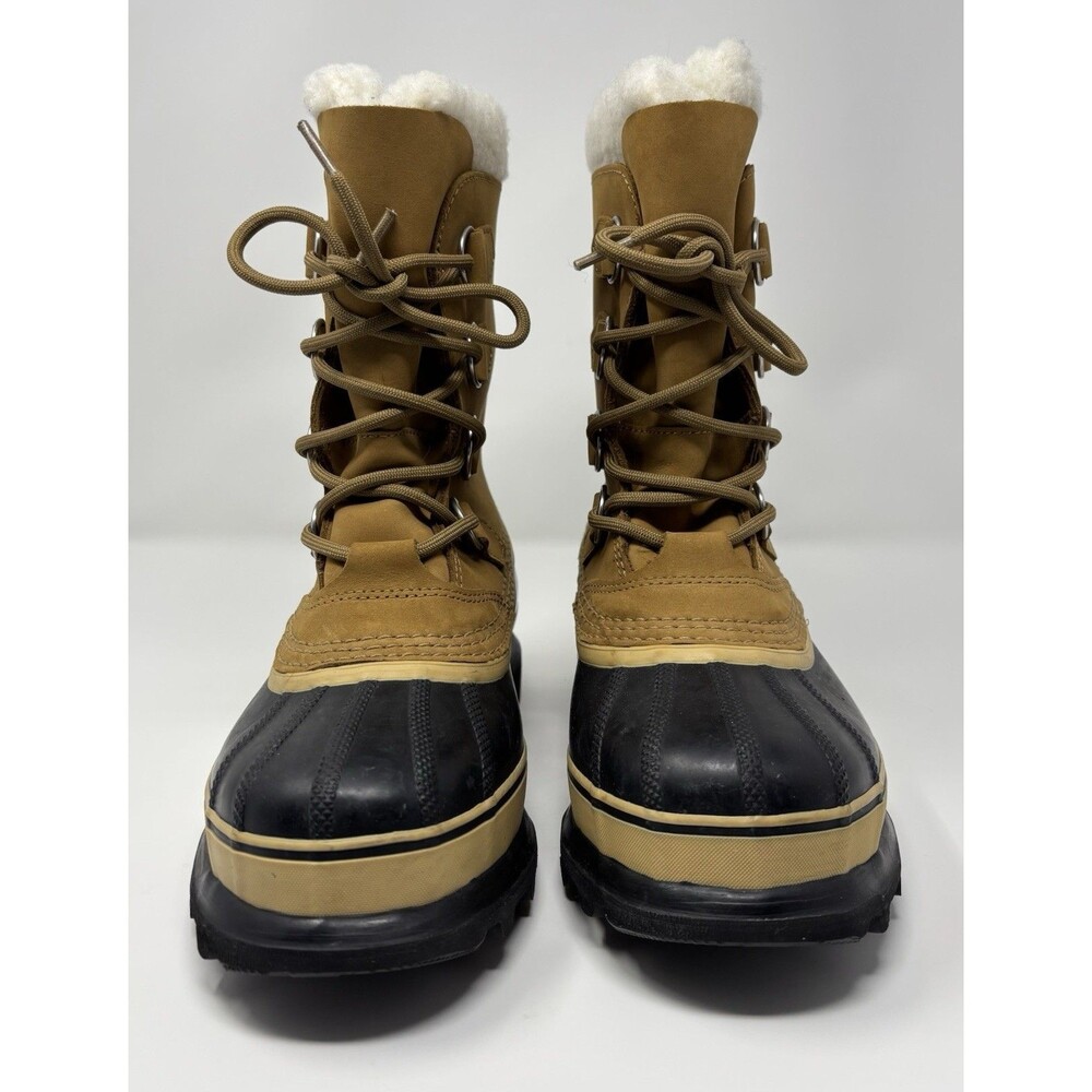Sorel Caribou Waterproof Handcrafted Mid Calf Insulated Snow Boots Womens Size 7 - Picture 2 of 8